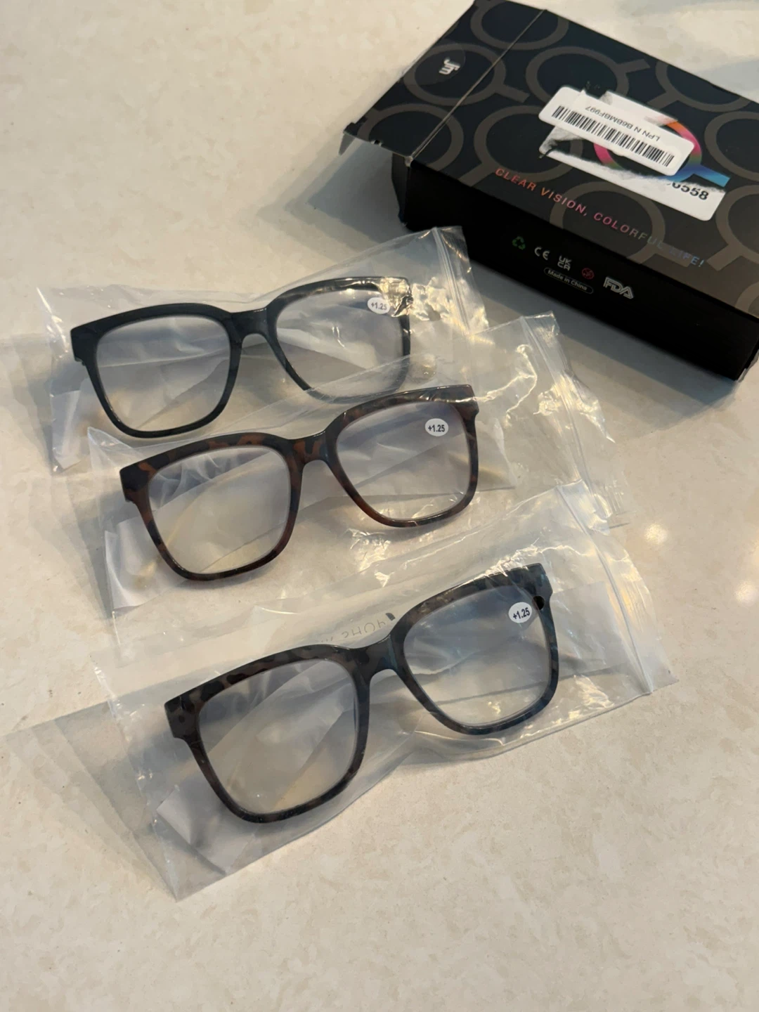 3 Pairs Reading Glasses +1.25 - photo 4