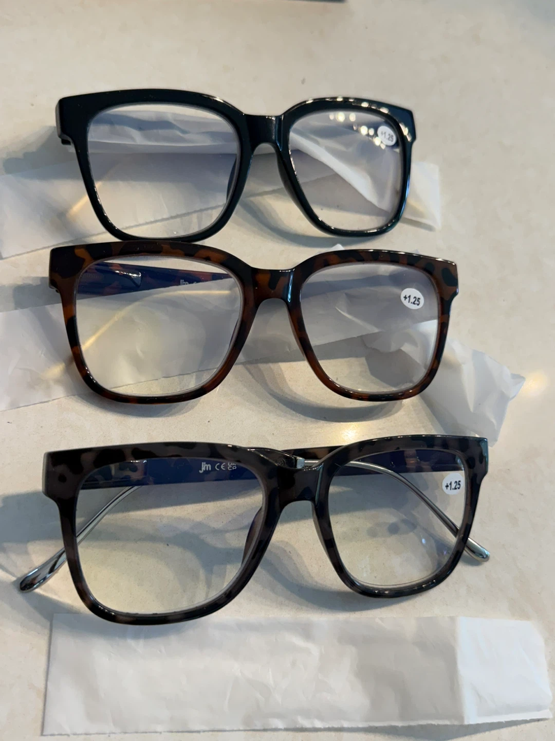 3 Pairs Reading Glasses +1.25 - photo 5