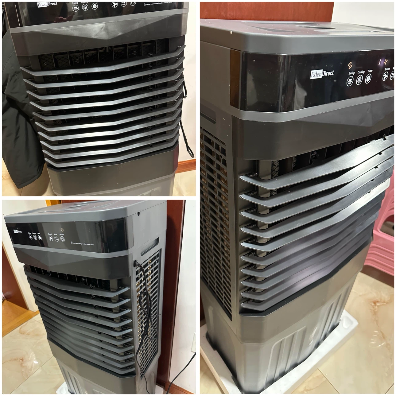🔥EdenDirect 2500 CFM Portable Evaporative Air Cooler (750sqft) - photo 2