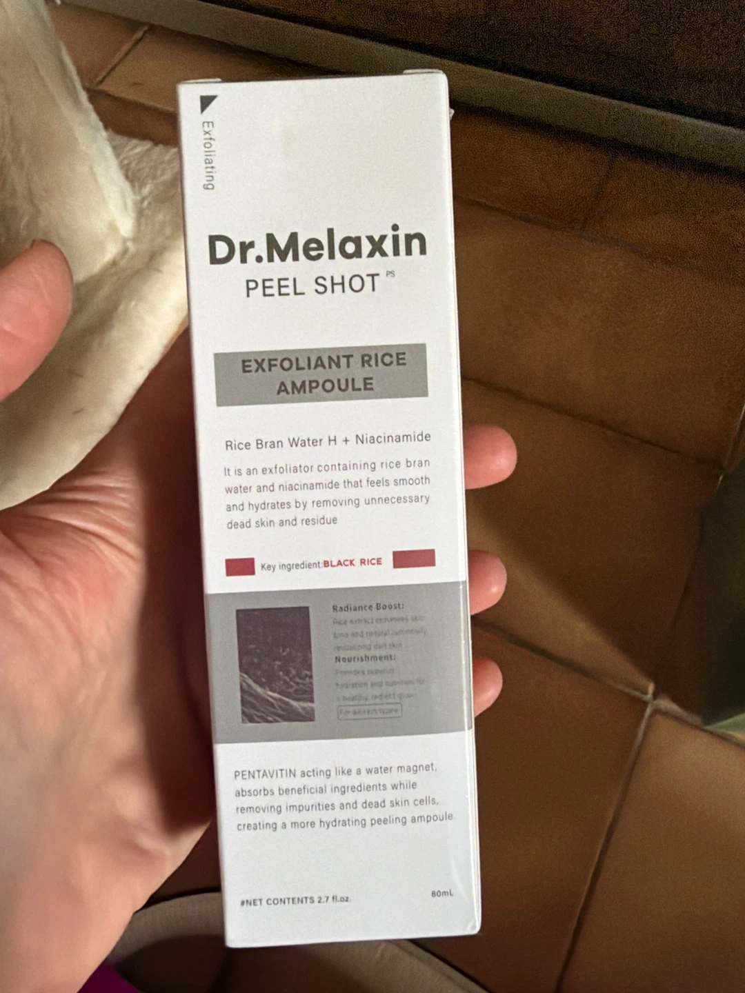 Dr.Melaxin Peel Shot Exfoliant Rice Ampoule