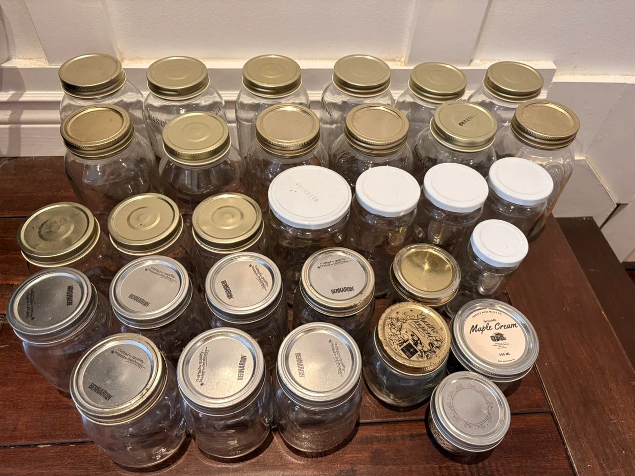 31 Assorted Glass Mason Jars with Lids - photo 3