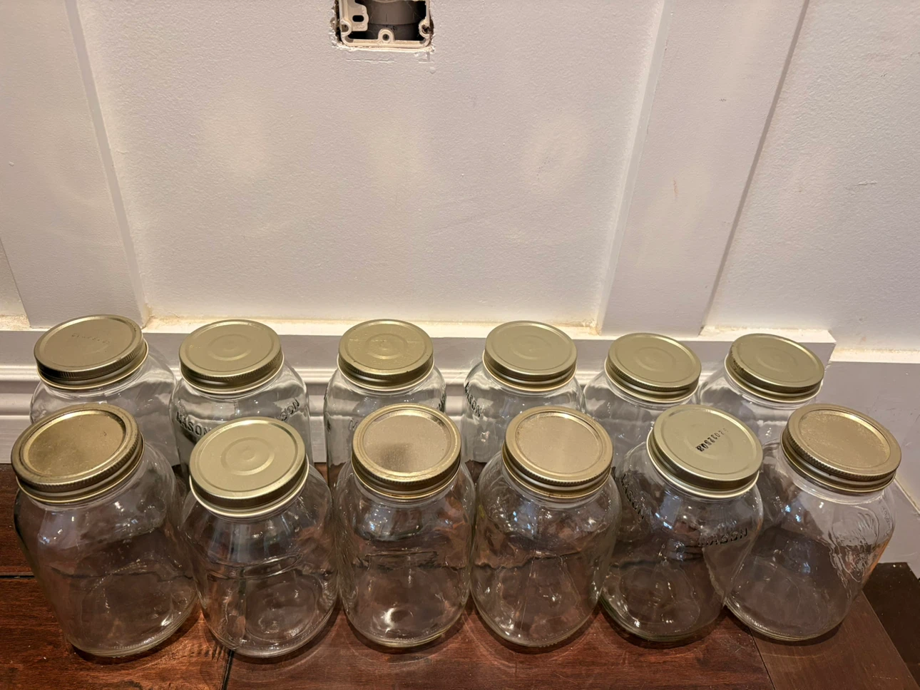 31 Assorted Glass Mason Jars with Lids - photo 4