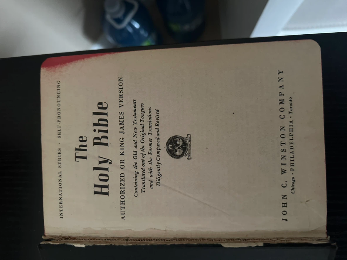 The Holy Bible Authorized King James Version