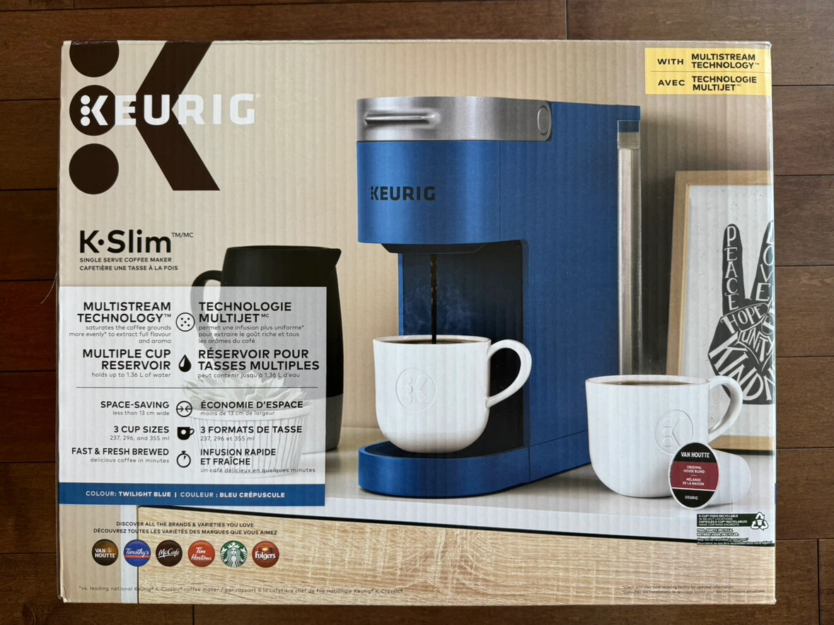 Keurig K-Slim Coffee Maker - Twilight Blue