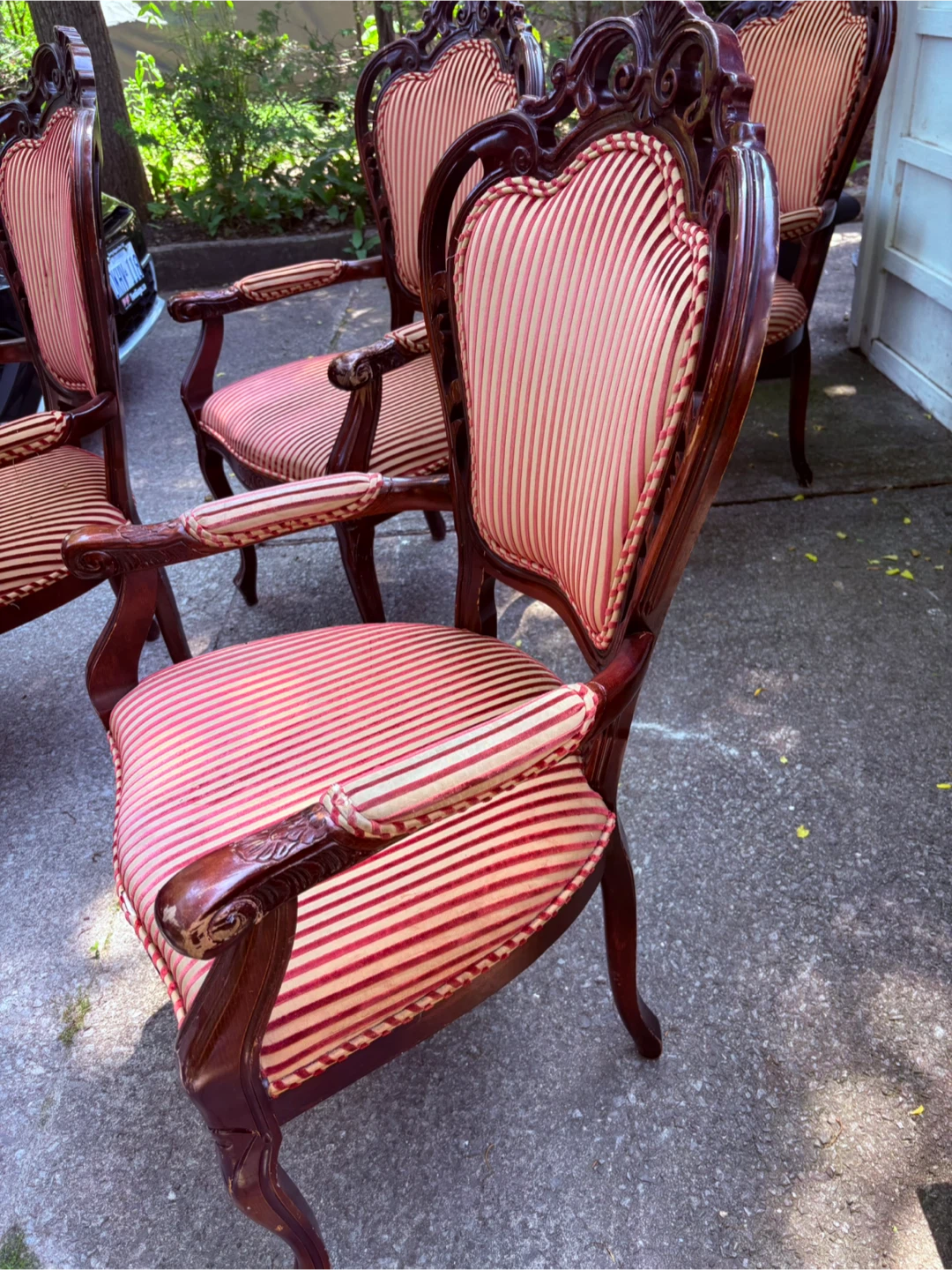 Set of 6 Vintage Accent Chairs - photo 2