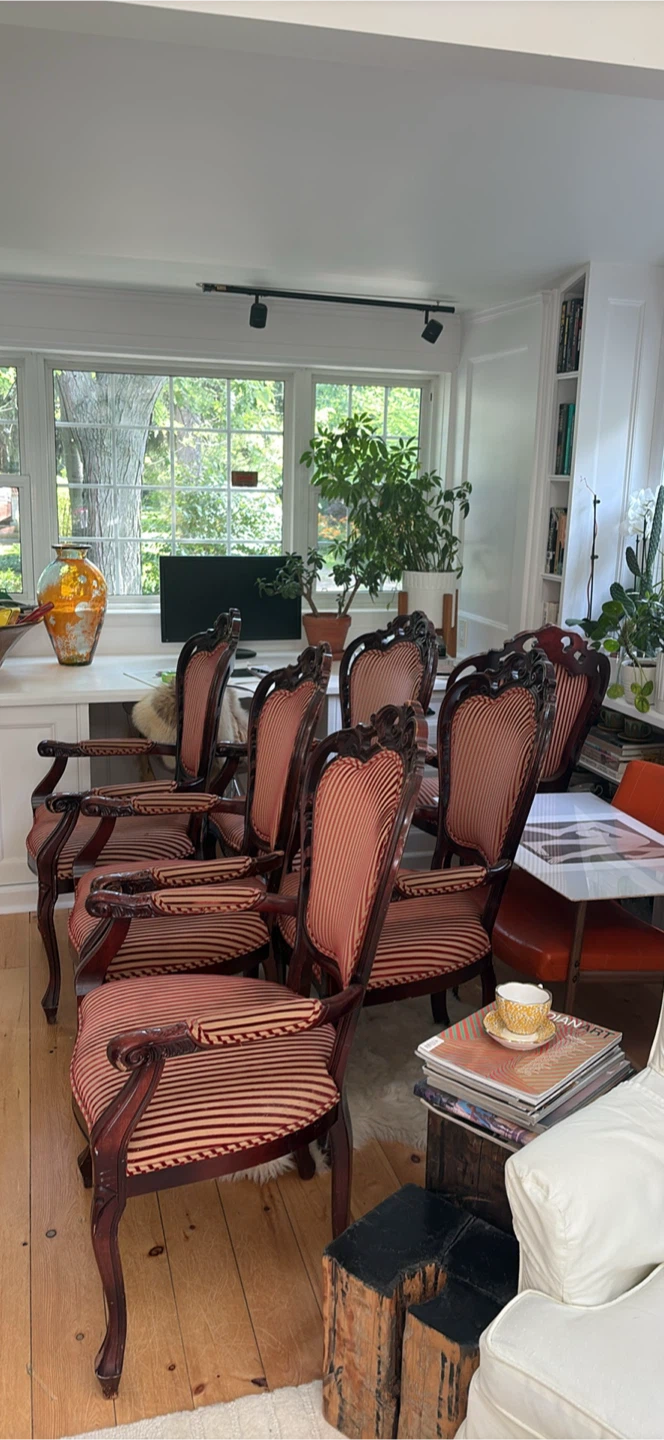 Set of 6 Vintage Accent Chairs - photo 4