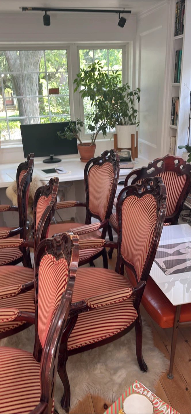 Set of 6 Vintage Accent Chairs - photo 5