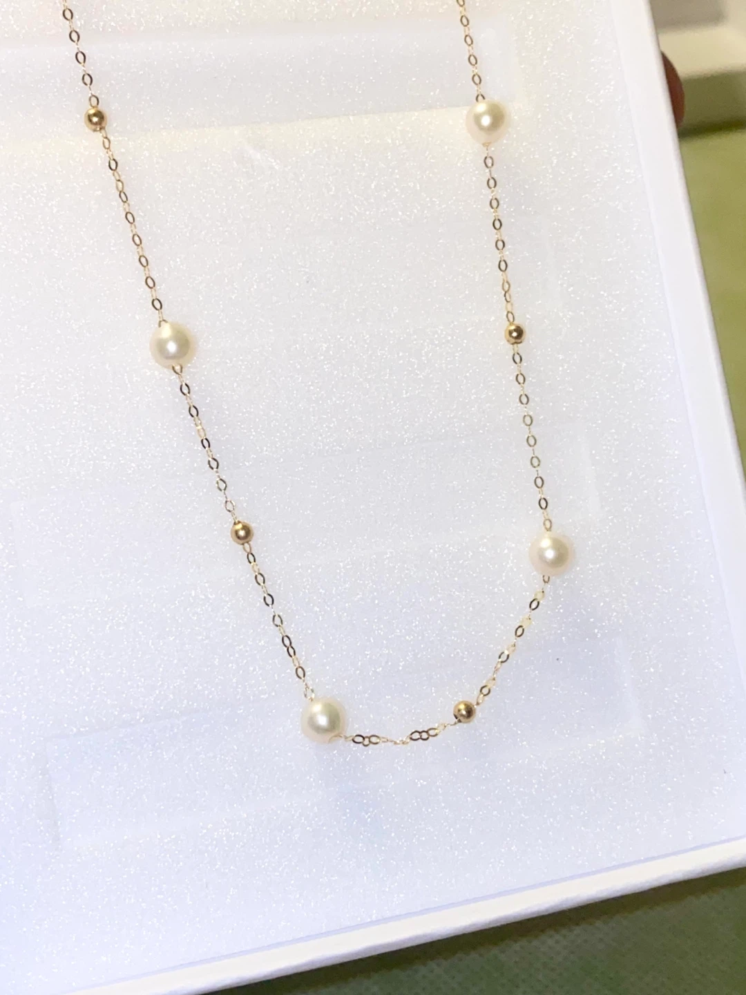 18K Gold  Pearl and Bead Necklace - photo 2