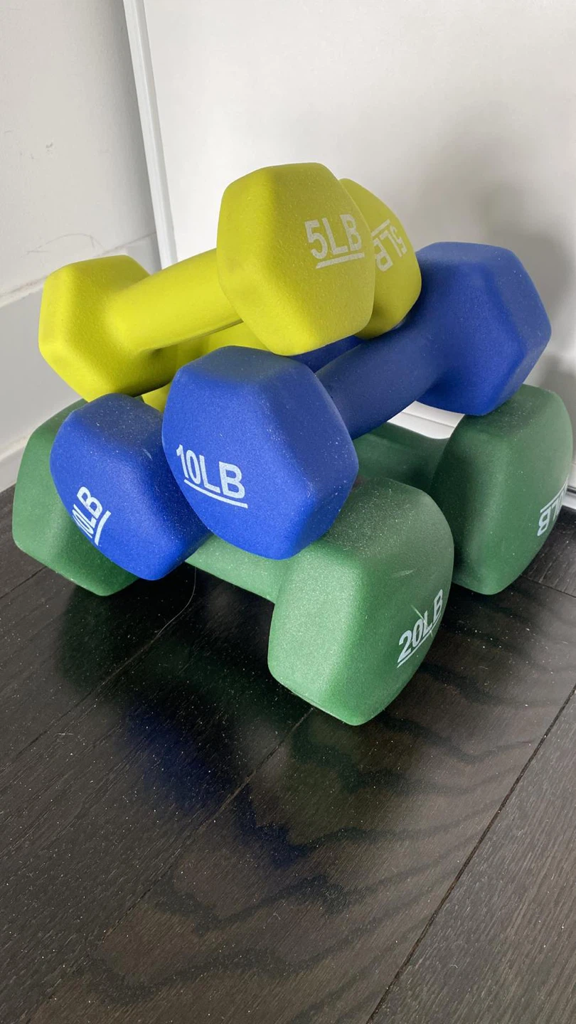 Dumbbell Set (5lb, 10lb, 20lb)