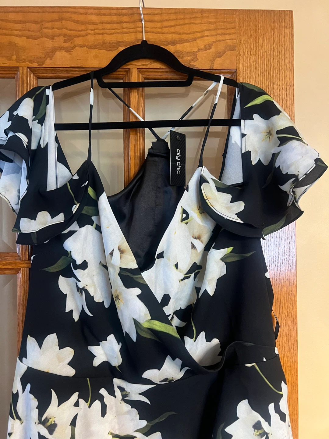 City Chic Floral Ruffle Maxi Dress - photo 2