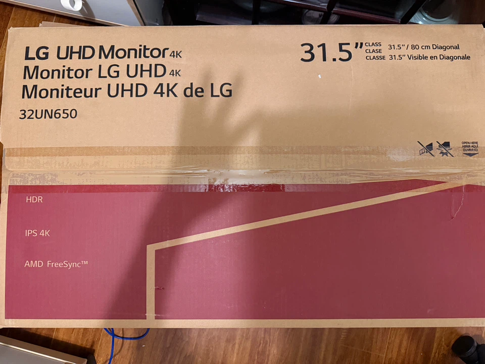 LG 32UN650-W 32” 4K UHD Monitor – Excellent Condition