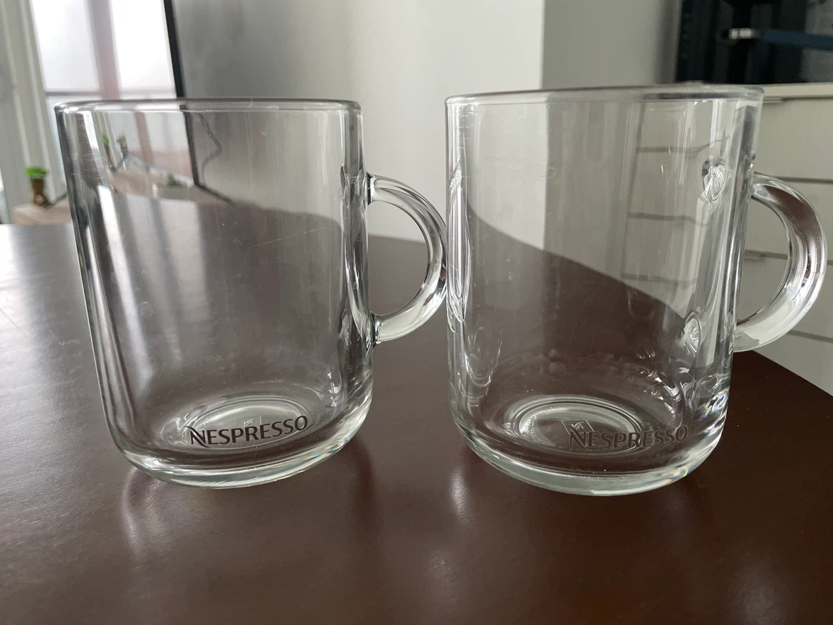 Nespresso Glass Mugs (Set of 2)