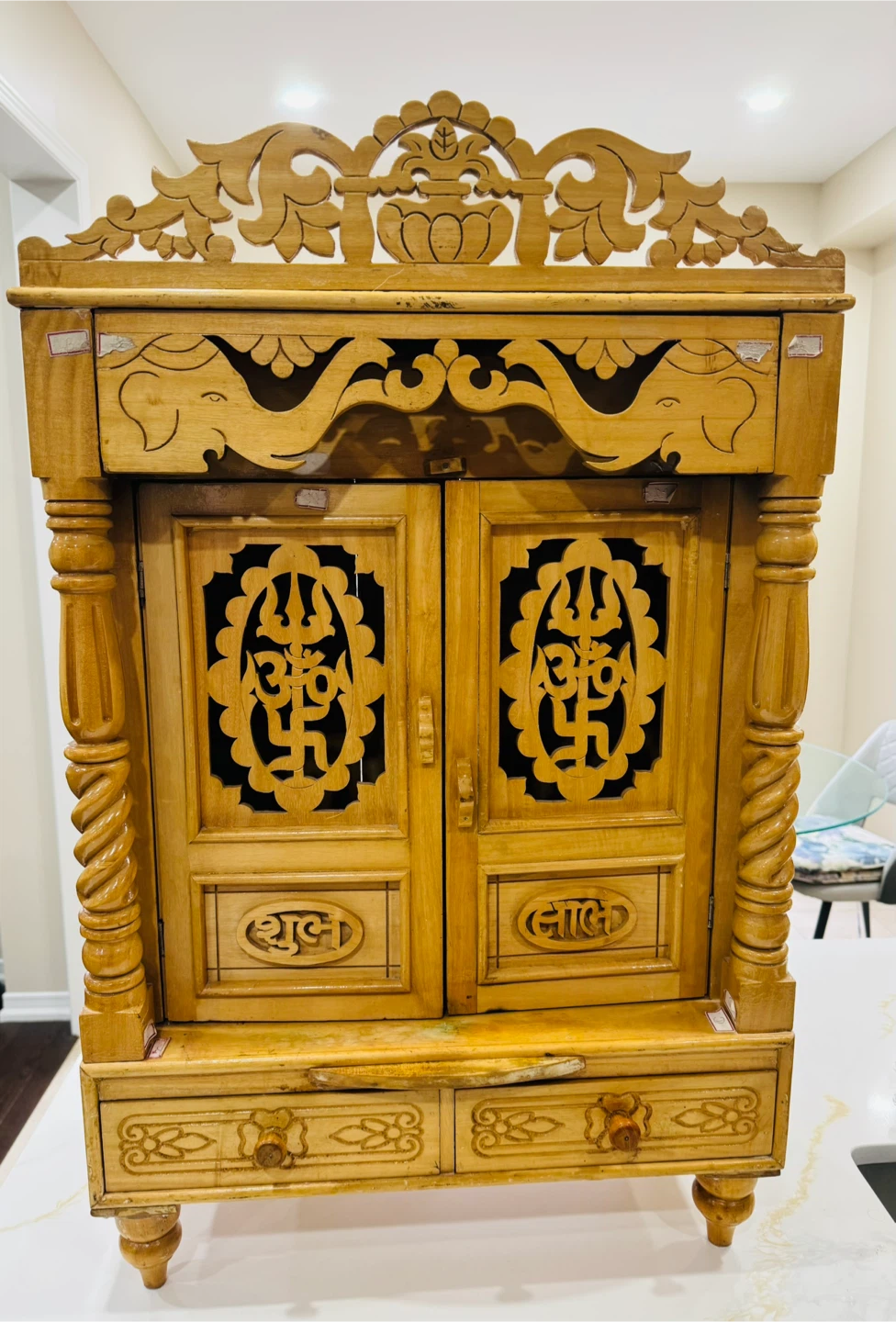 ✨ Beautiful Seven Wooden Mandir (Pooja Temple) for Sale ✨