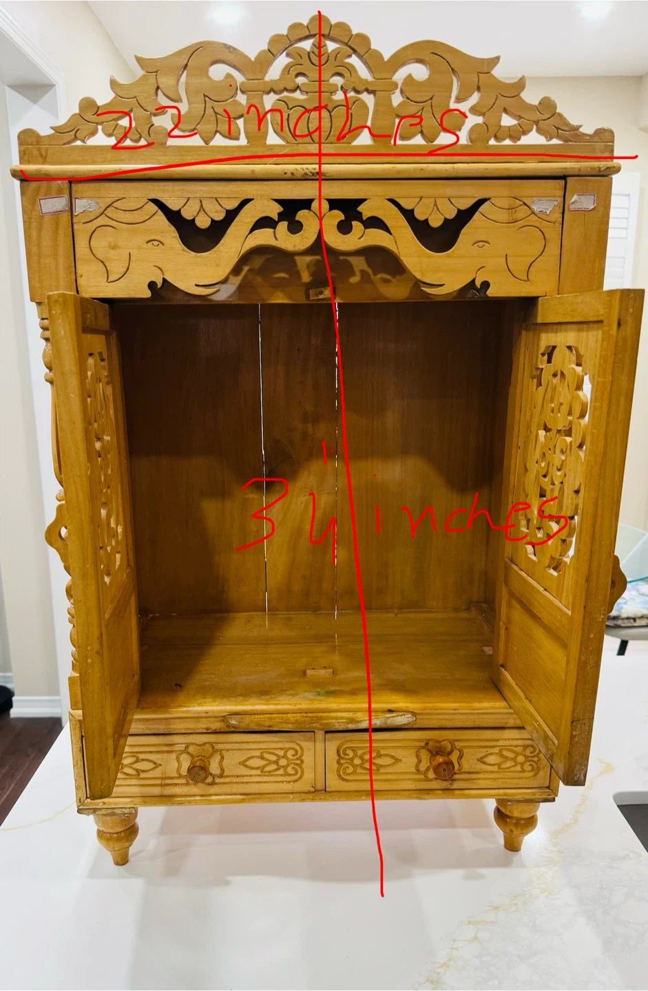 ✨ Beautiful Seven Wooden Mandir (Pooja Temple) for Sale ✨ - photo 2
