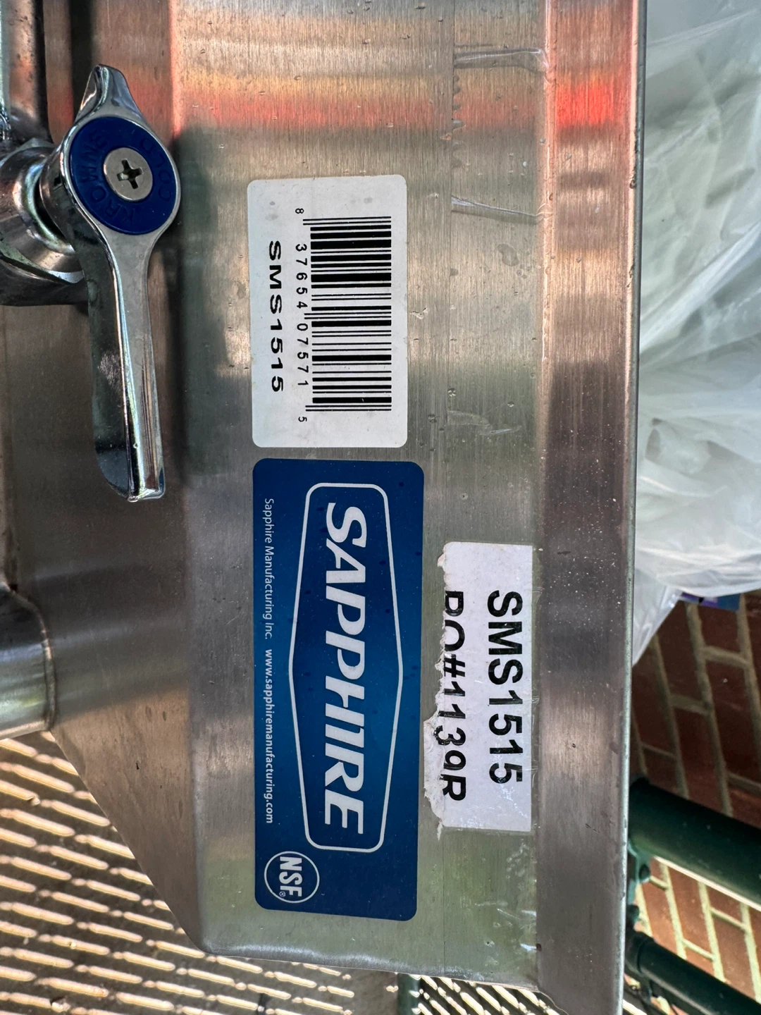 Sapphire Manufacturing SMS1515 Stainless Steel Sink - photo 4