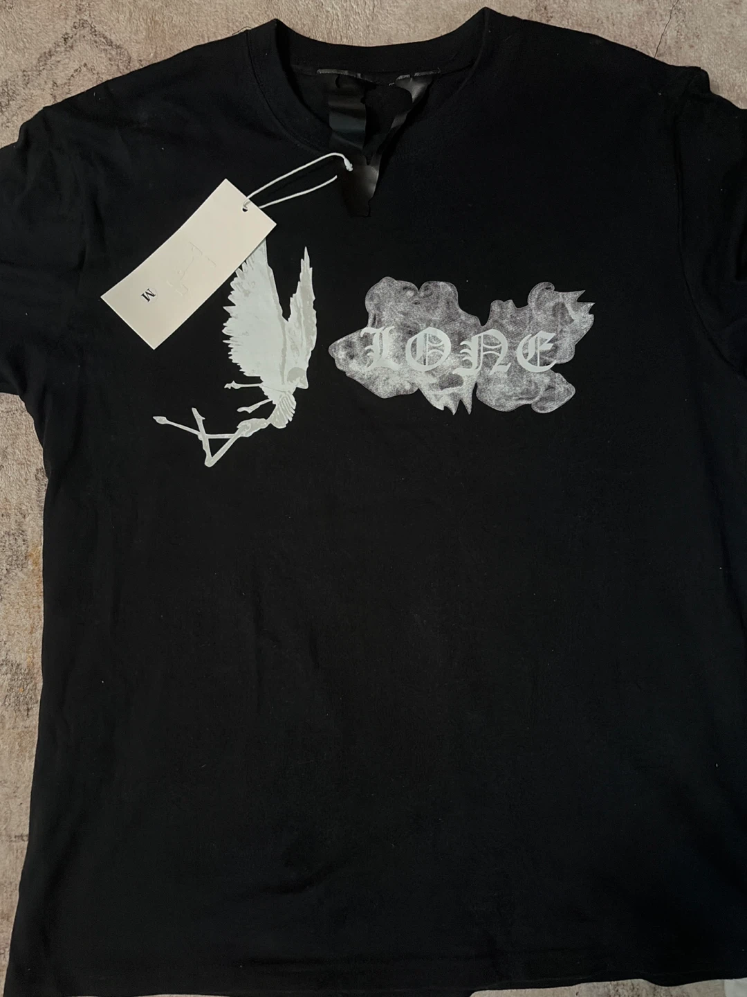 VLONE "Friend" T-Shirt Set - Black & White - Size M - photo 4