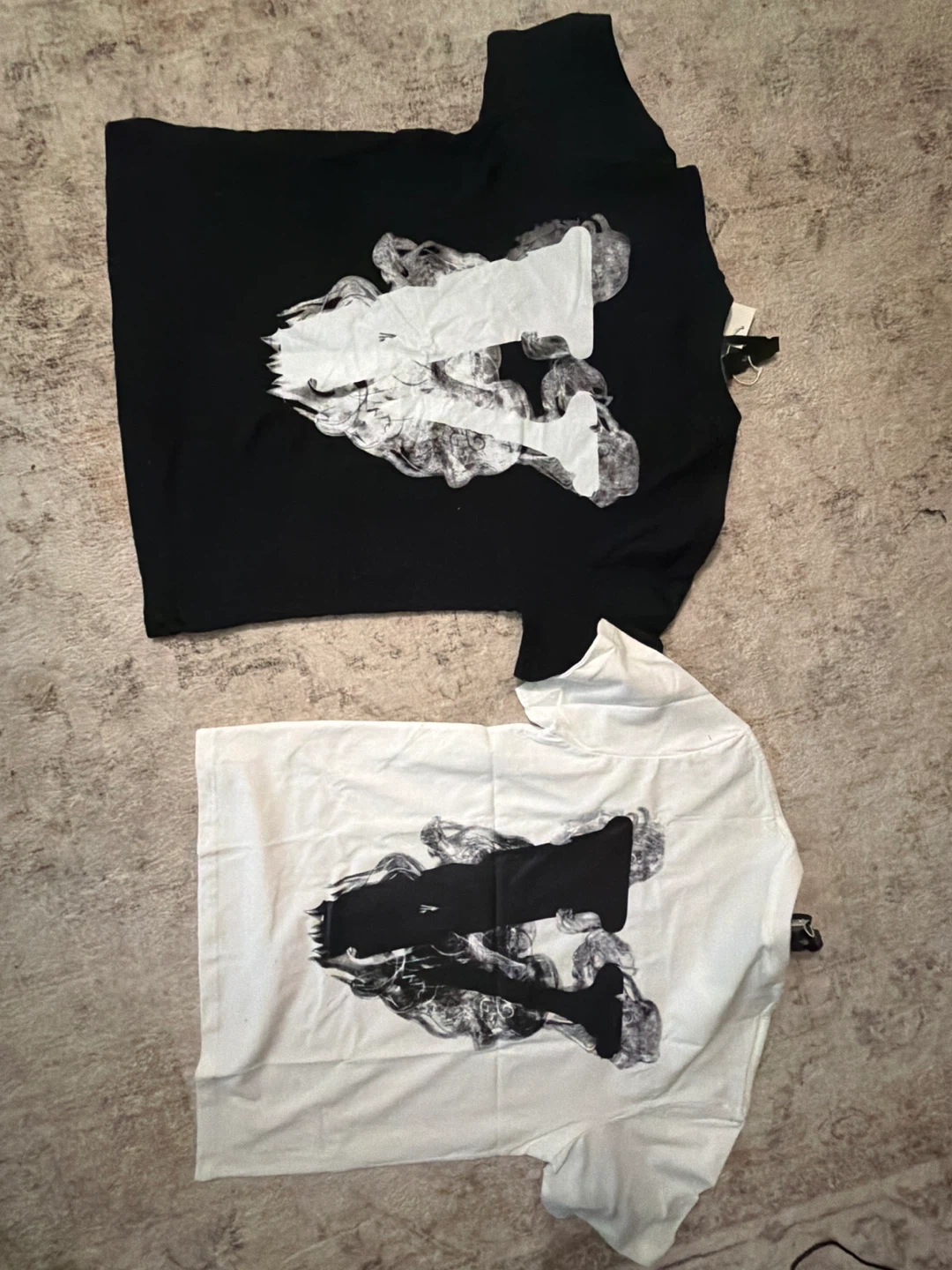VLONE "Friend" T-Shirt Set - Black & White - Size M - photo 5