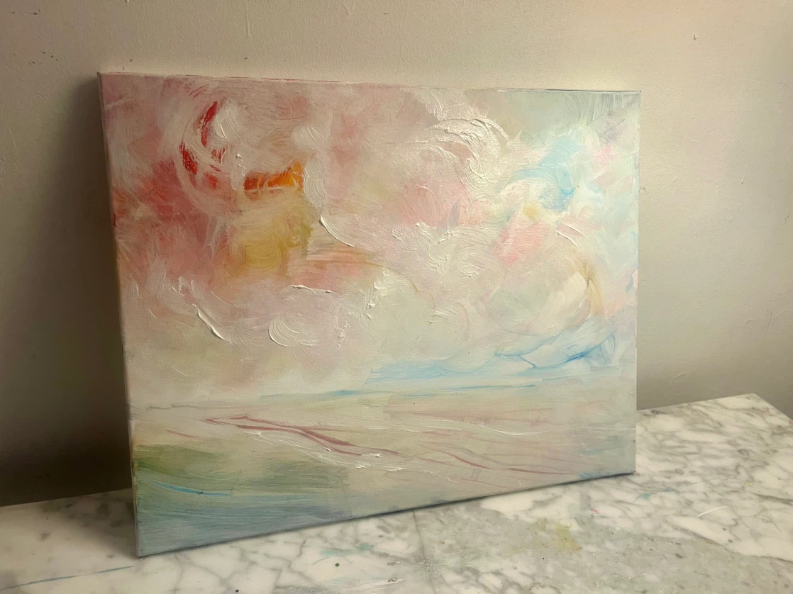 Original Abstract Landscape Painting