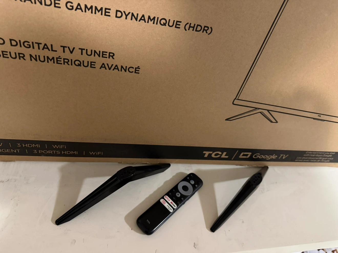 TCL 43” 4K google smart tv - photo 2