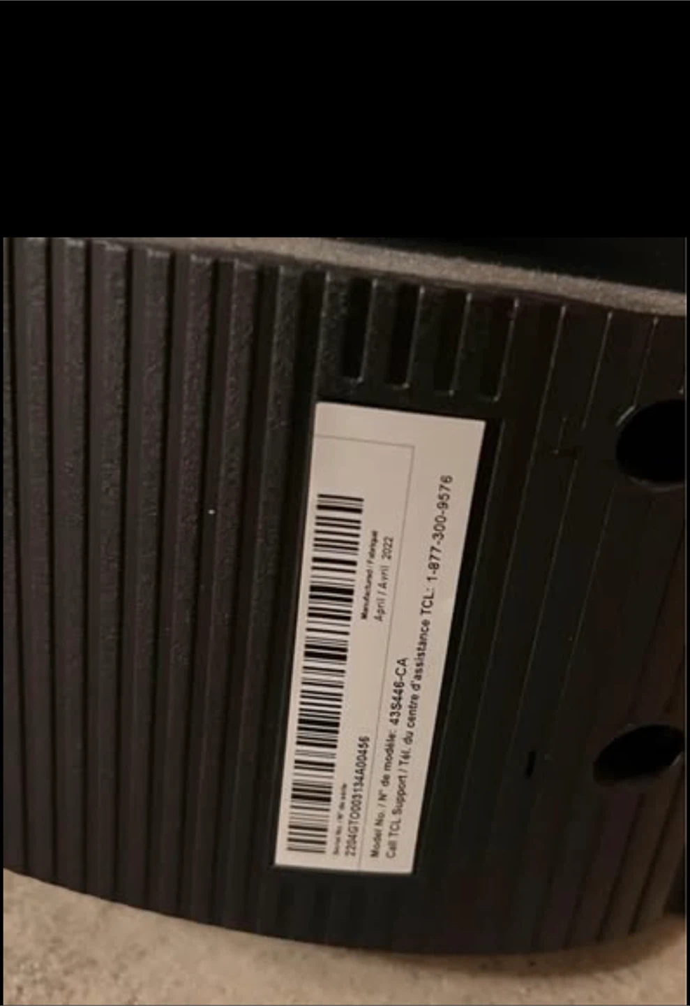TCL 43” 4K google smart tv - photo 3