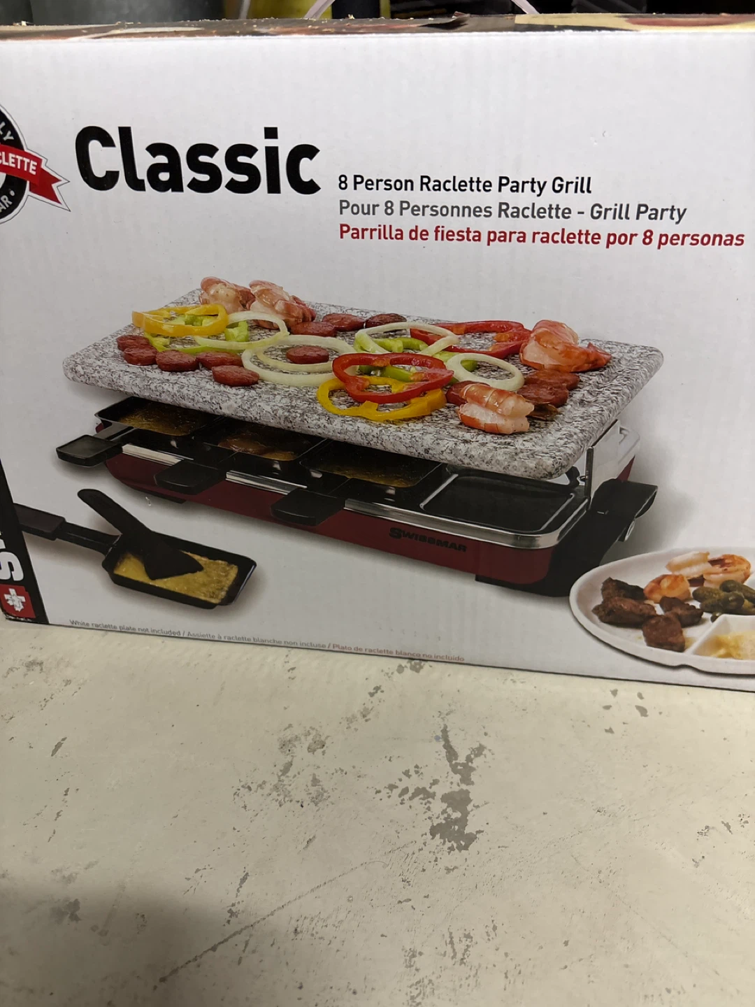 Swissmar Classic 8 Person Raclette Party Grill