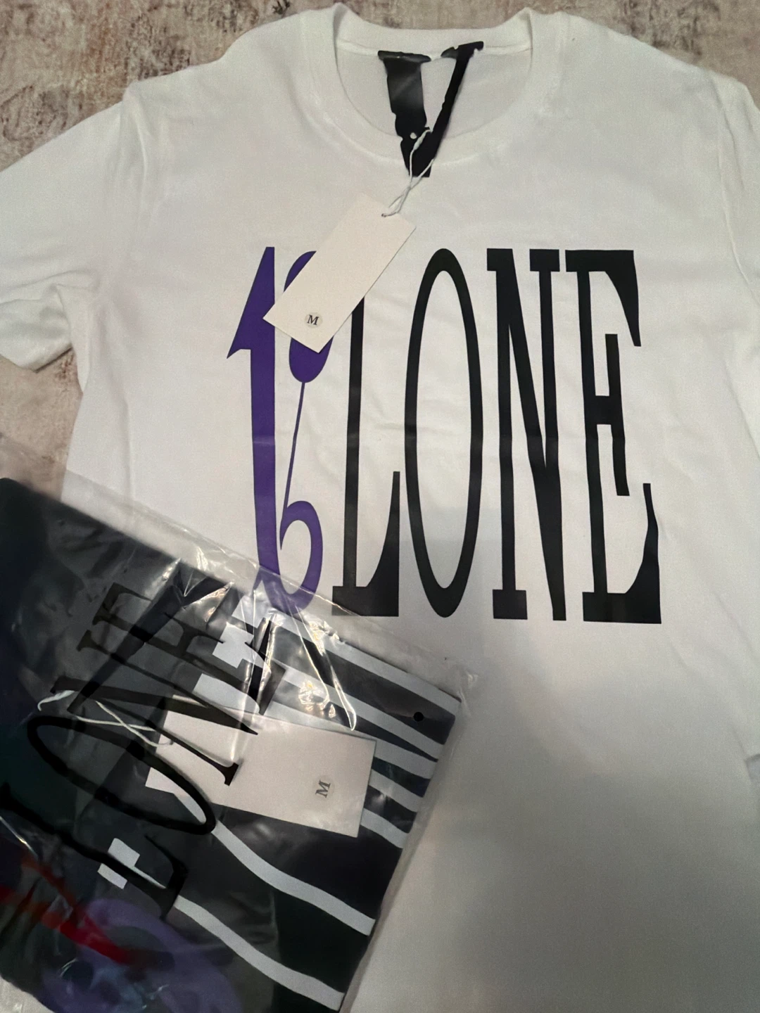 Palm Angels x Vlone White T-Shirt Size M - photo 2