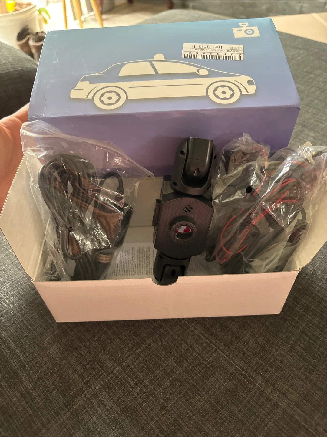 Dash Cam with Cables