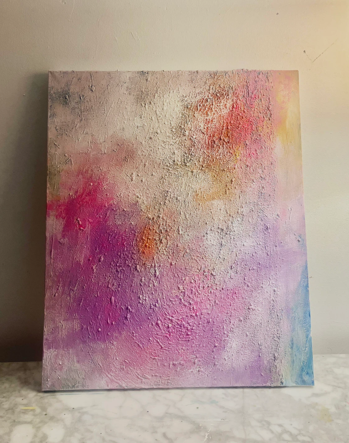 Textured Abstract Canvas Art - photo 2