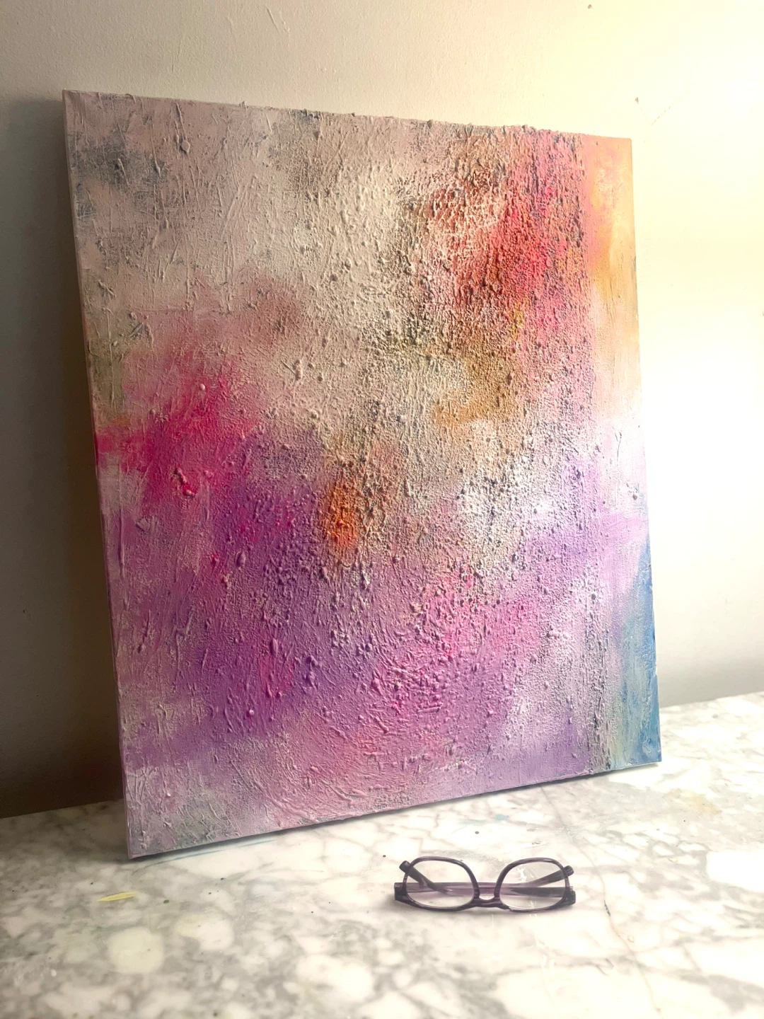 Textured Abstract Canvas Art - photo 3