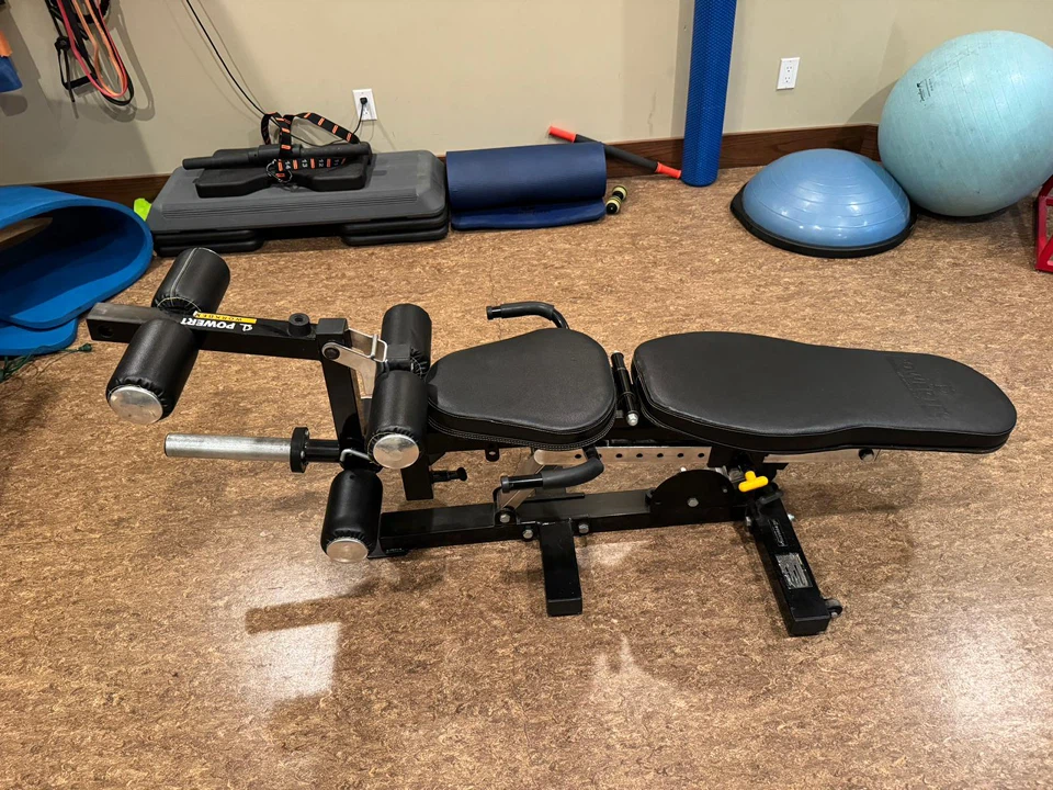 Powertec Fitness Bench with Leg Extension/Curl Attachment - photo 3