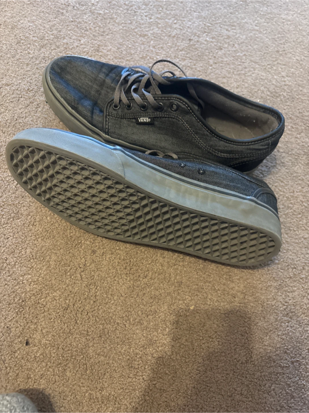 Vans Denim Skate Shoes