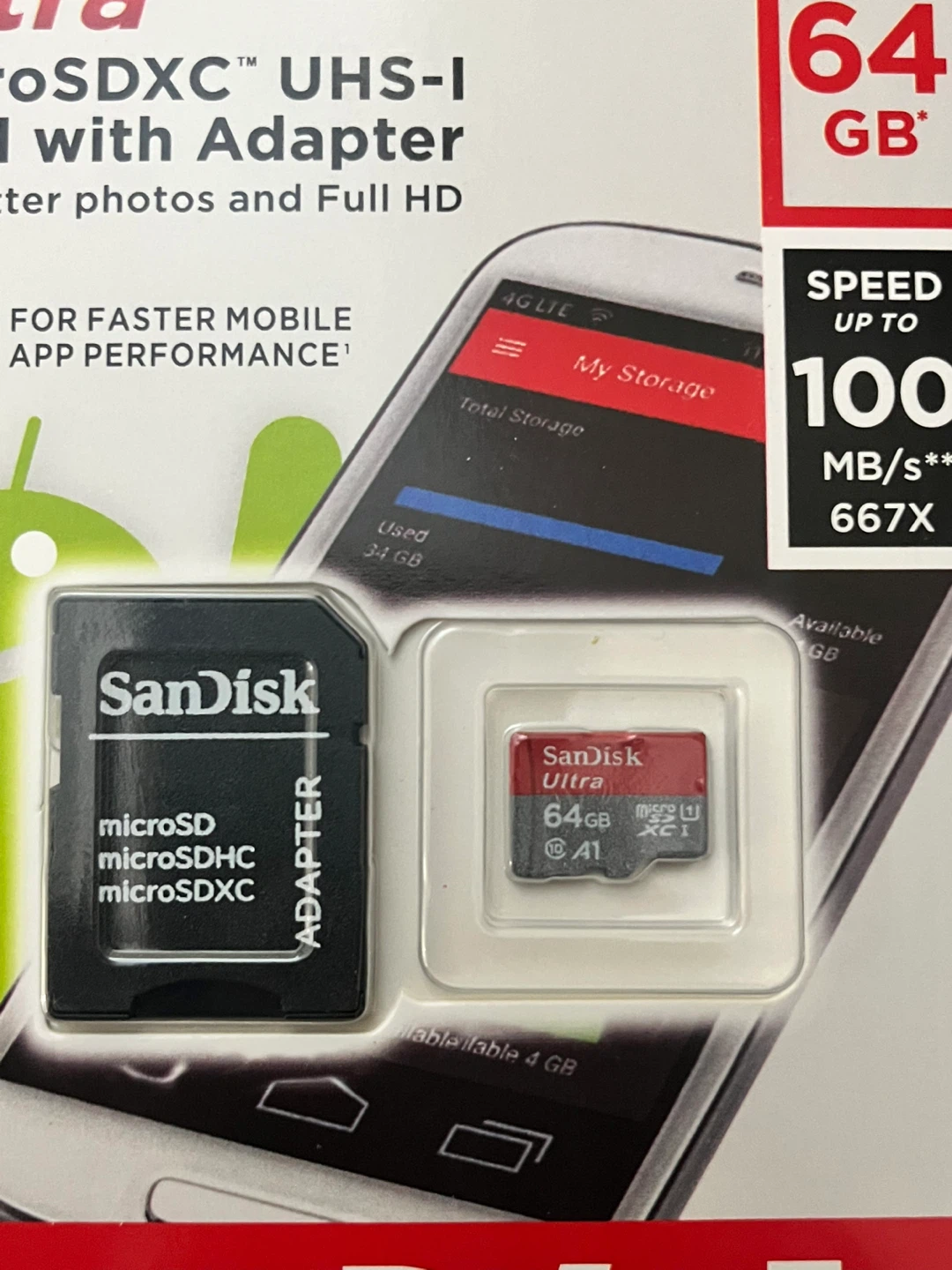 Brand new SanDisk Ultra microSDXC UHS-I Card with Adapter 64GB - photo 3