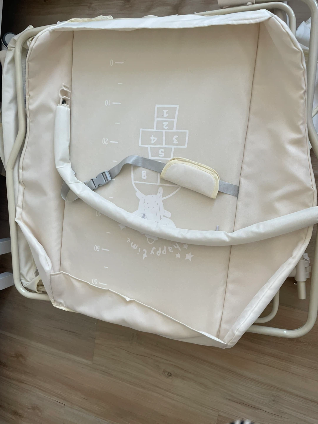 Portable Baby Changing Table with Storage - Beige - photo 5