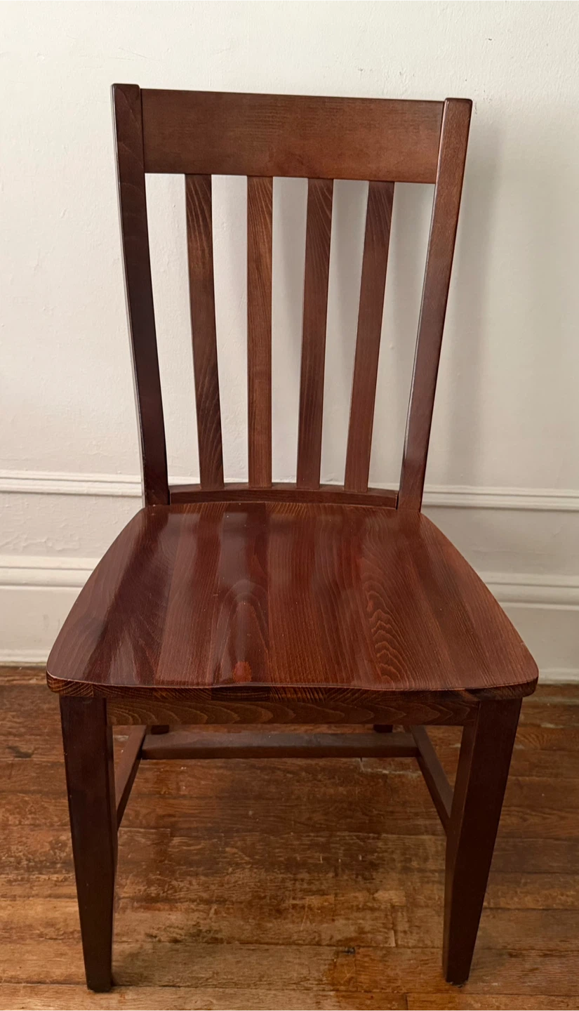 Pottery Barn Dark Wood chair