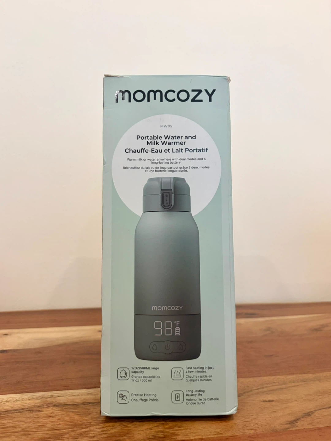BNIB Sealed Momcozy portable bottle/ milk warmer