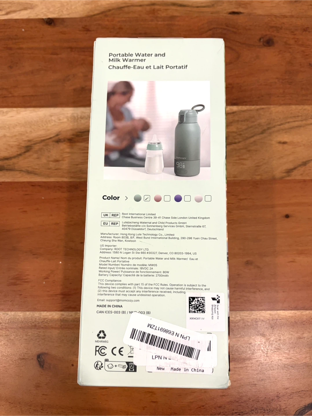 BNIB Sealed Momcozy portable bottle/ milk warmer - photo 2