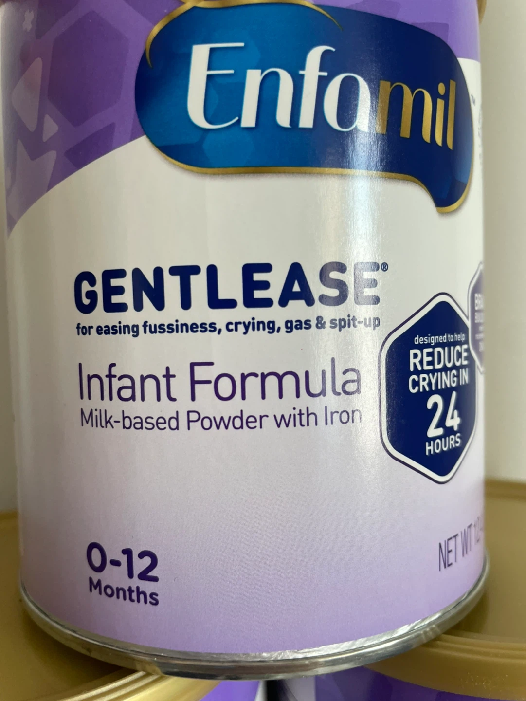 Enfamil Gentlease Infant Formula  with Iron - 12.4 oz Can - photo 2