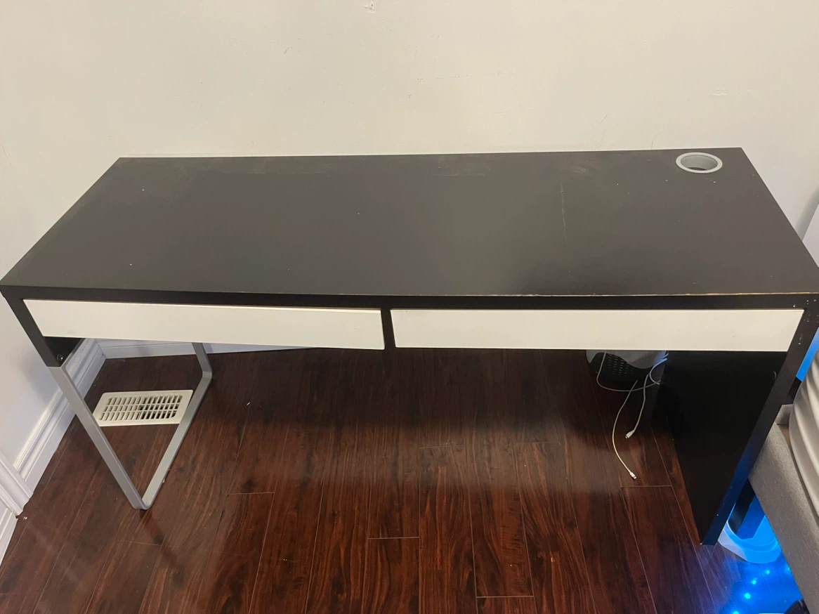 Desk and office chair