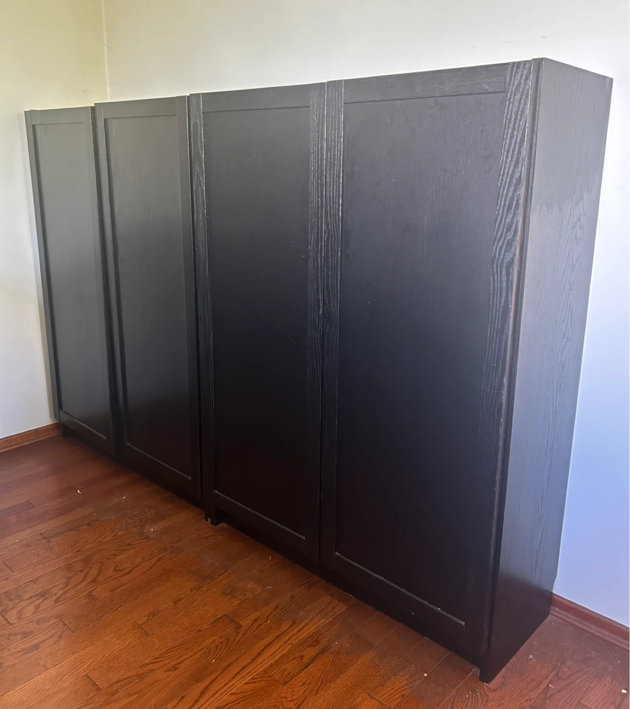 2 IKEA Billy Oxford Bookcases with Doors  - $80 each - photo 3