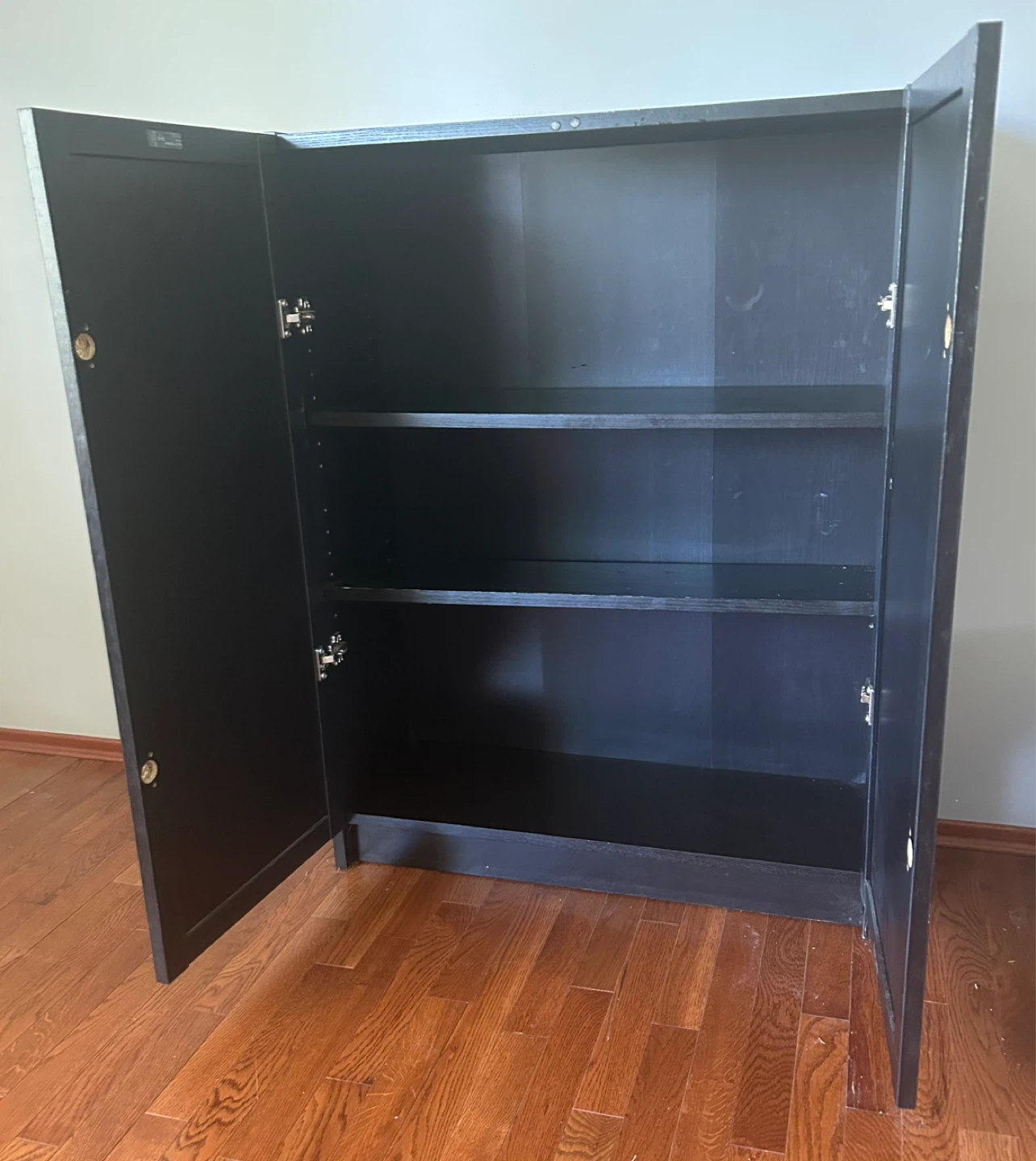 2 IKEA Billy Oxford Bookcases with Doors  - $80 each - photo 4