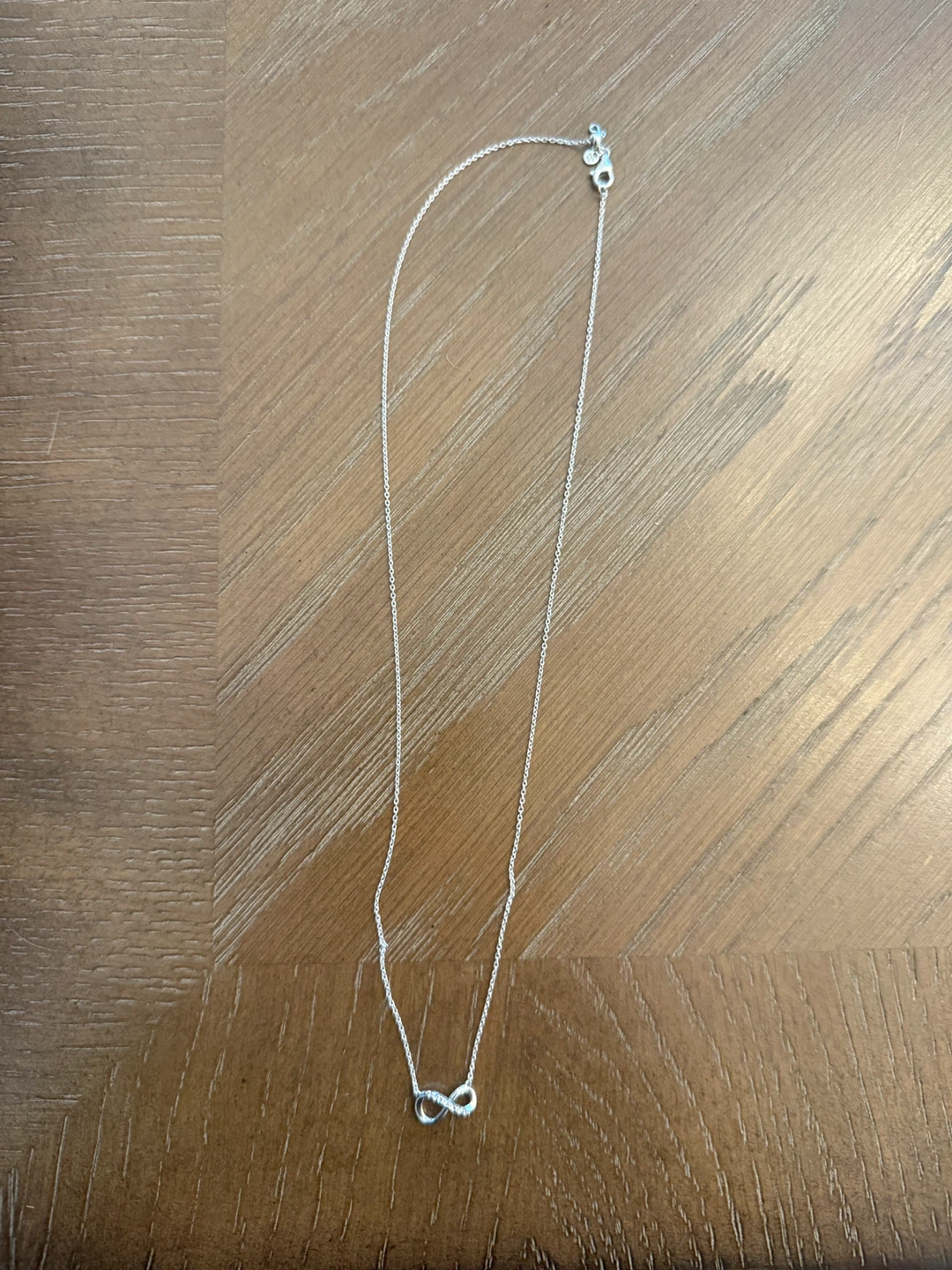 Authentic Pandora sterling silver Infinity necklace-never worn - photo 2