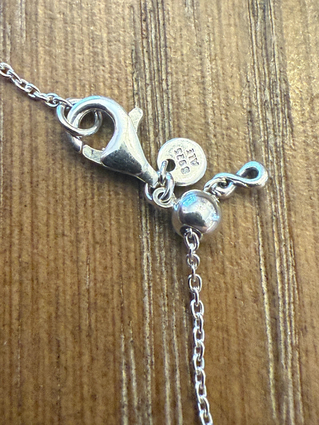 Authentic Pandora sterling silver Infinity necklace-never worn - photo 3