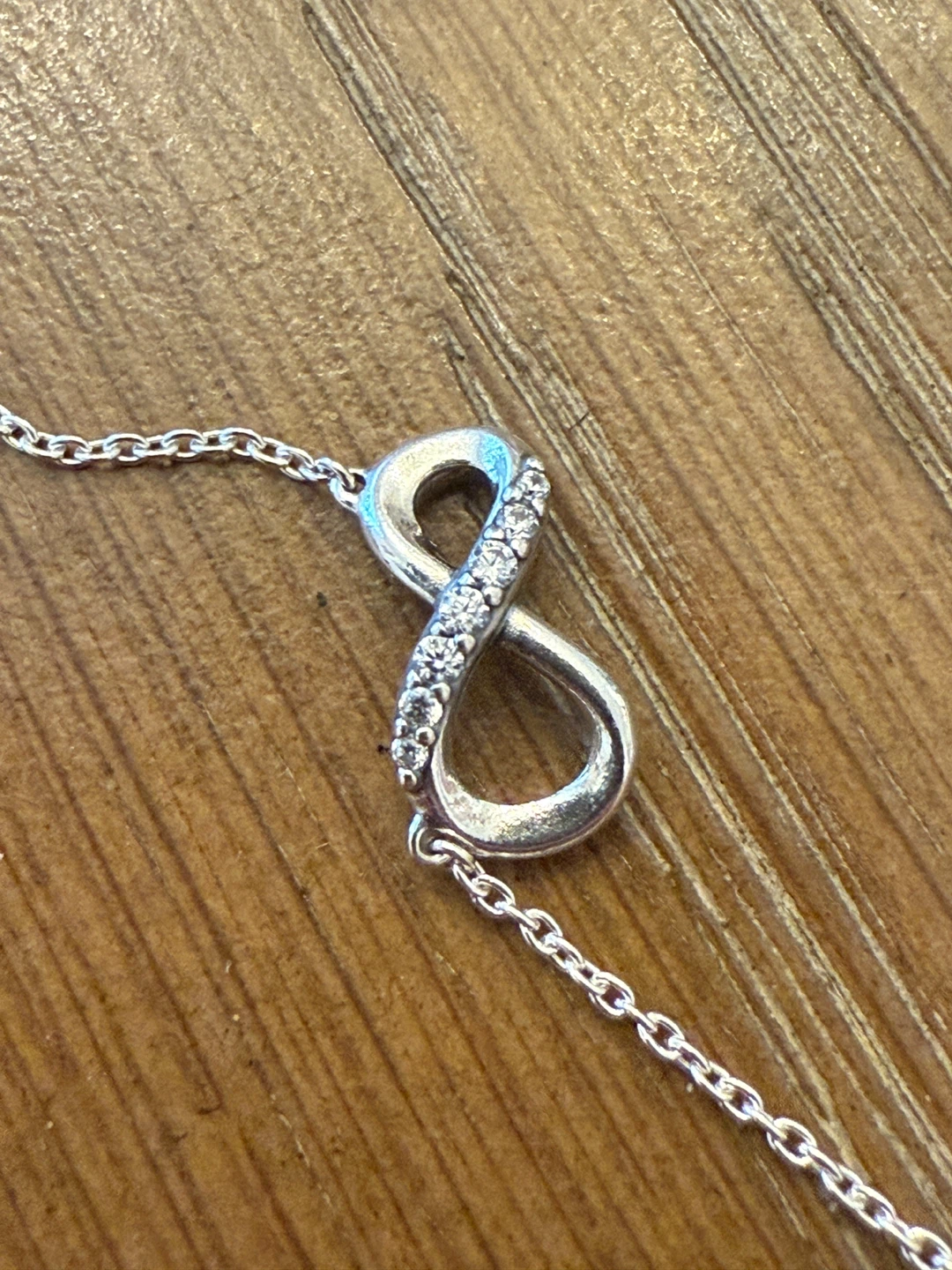 Authentic Pandora sterling silver Infinity necklace-never worn - photo 4