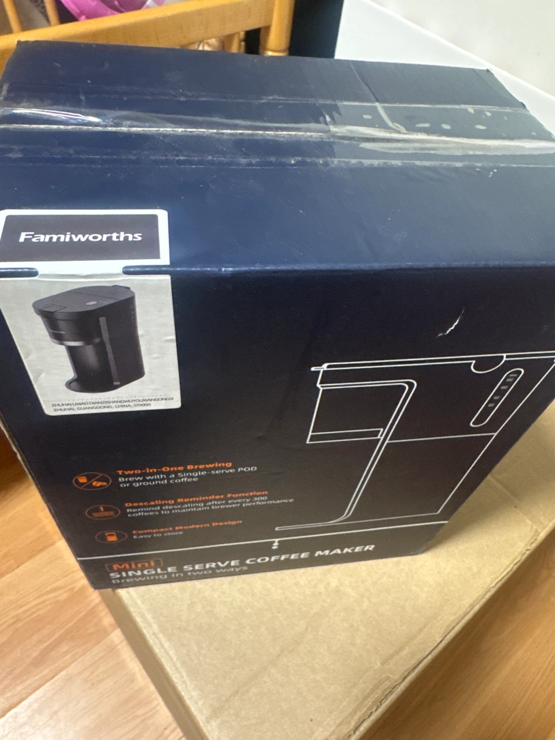 Famiworths Mini Single Serve Coffee Maker