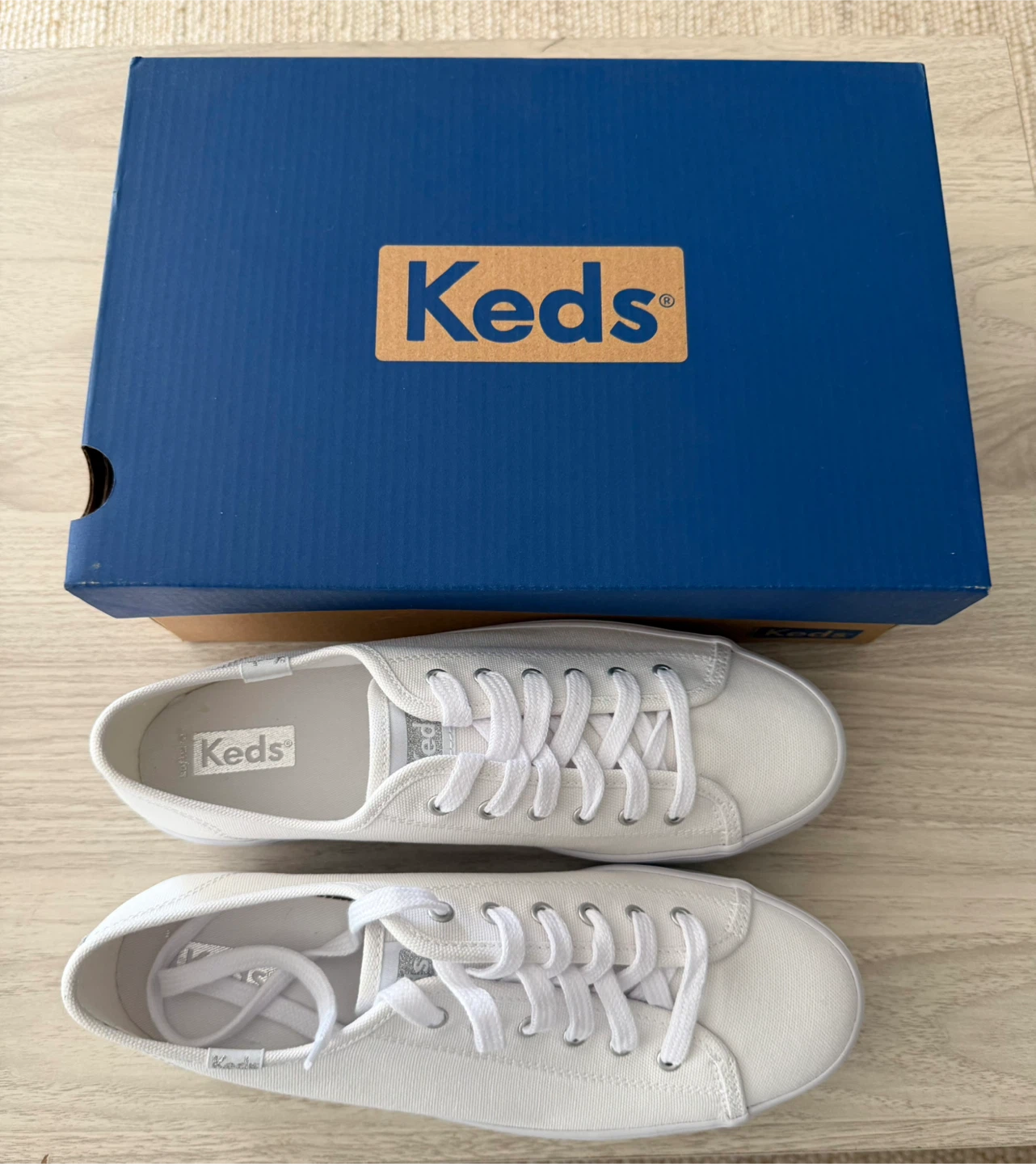 Keds Triple Up Canvas Platform Sneakers - White - photo 4