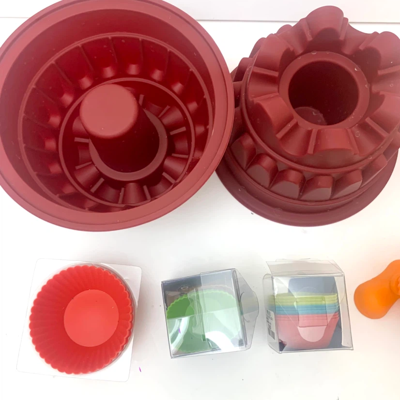 Silicone Baking Set Cake Pie Cupcake Muffin Molds Bakeware Kit - photo 3