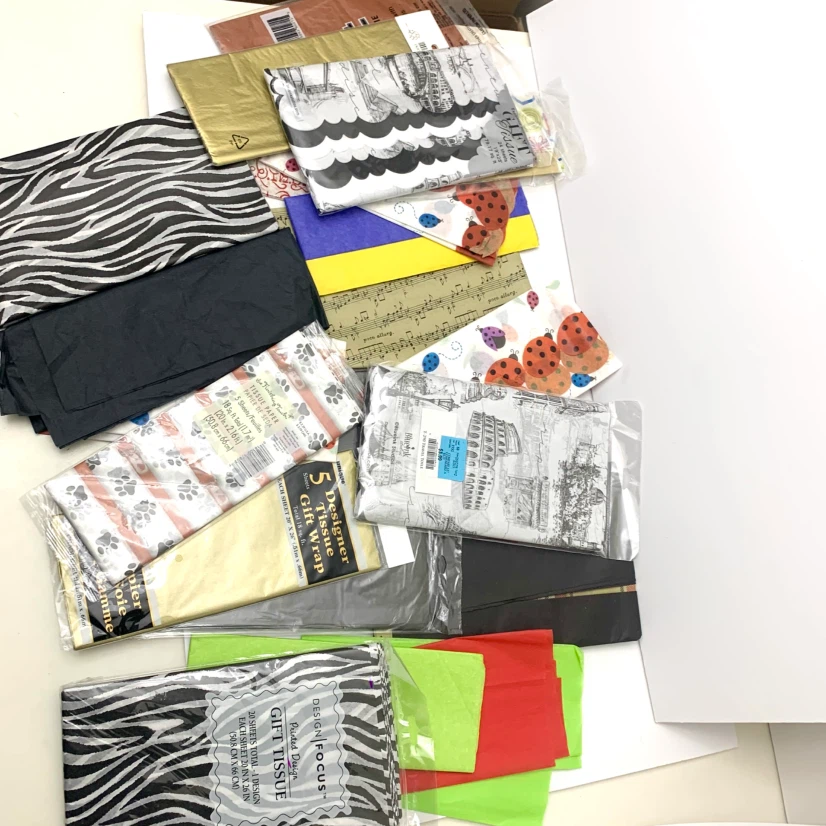 Gift Tissue Paper Sheets Bulk Wrapping Craft Packaging Lot - photo 4