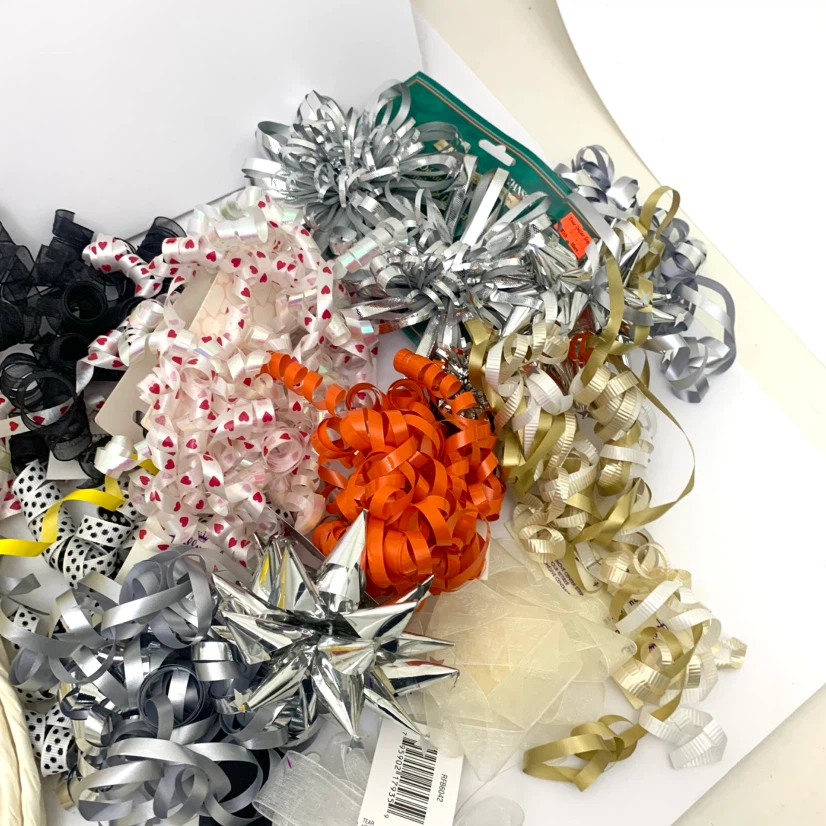 Gift Ribbon Curling Ribbon Bows Craft Wrapping Supplies Bulk Lot - photo 4