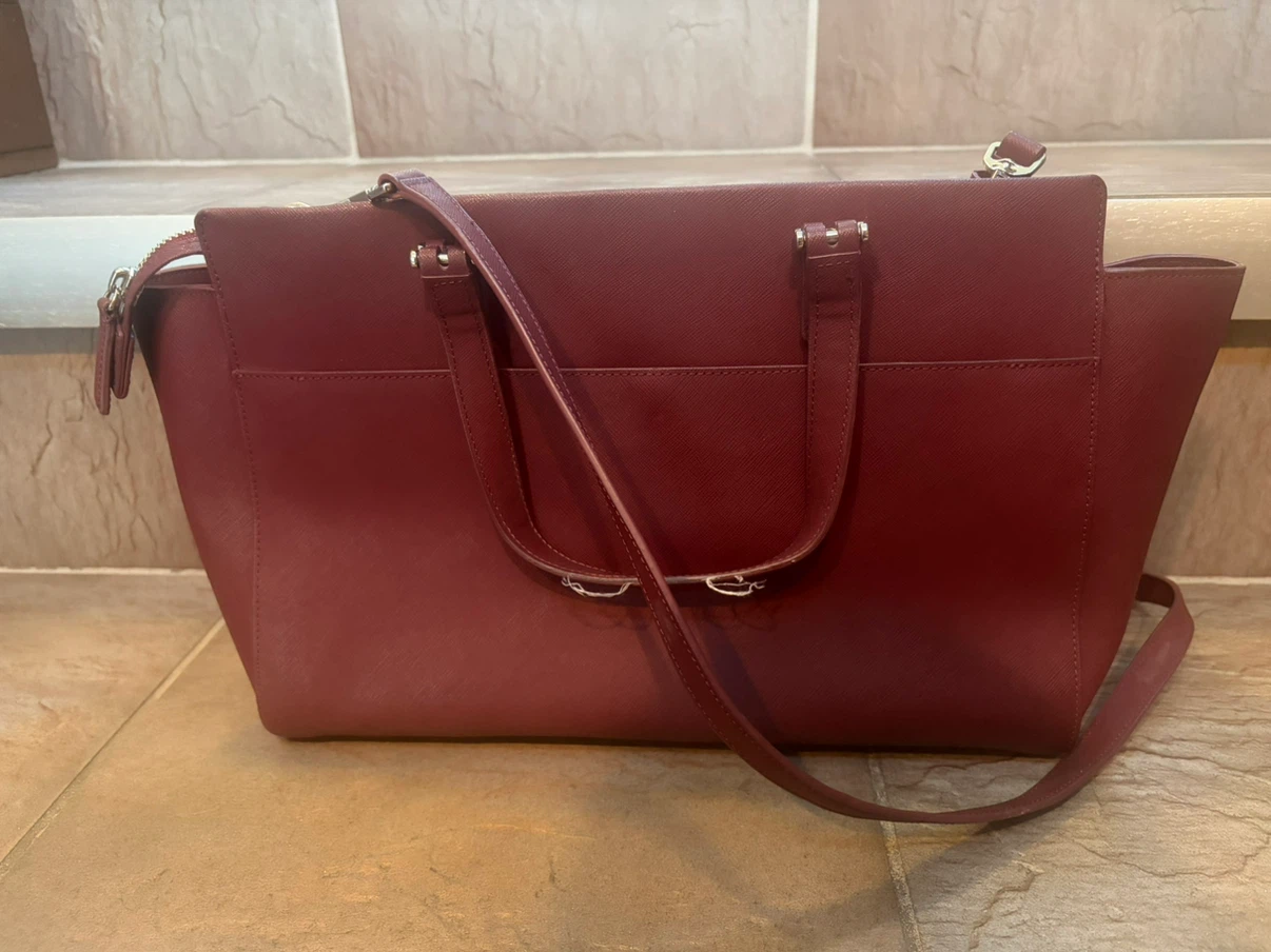 Agnès b. Handbag - Burgundy - photo 4