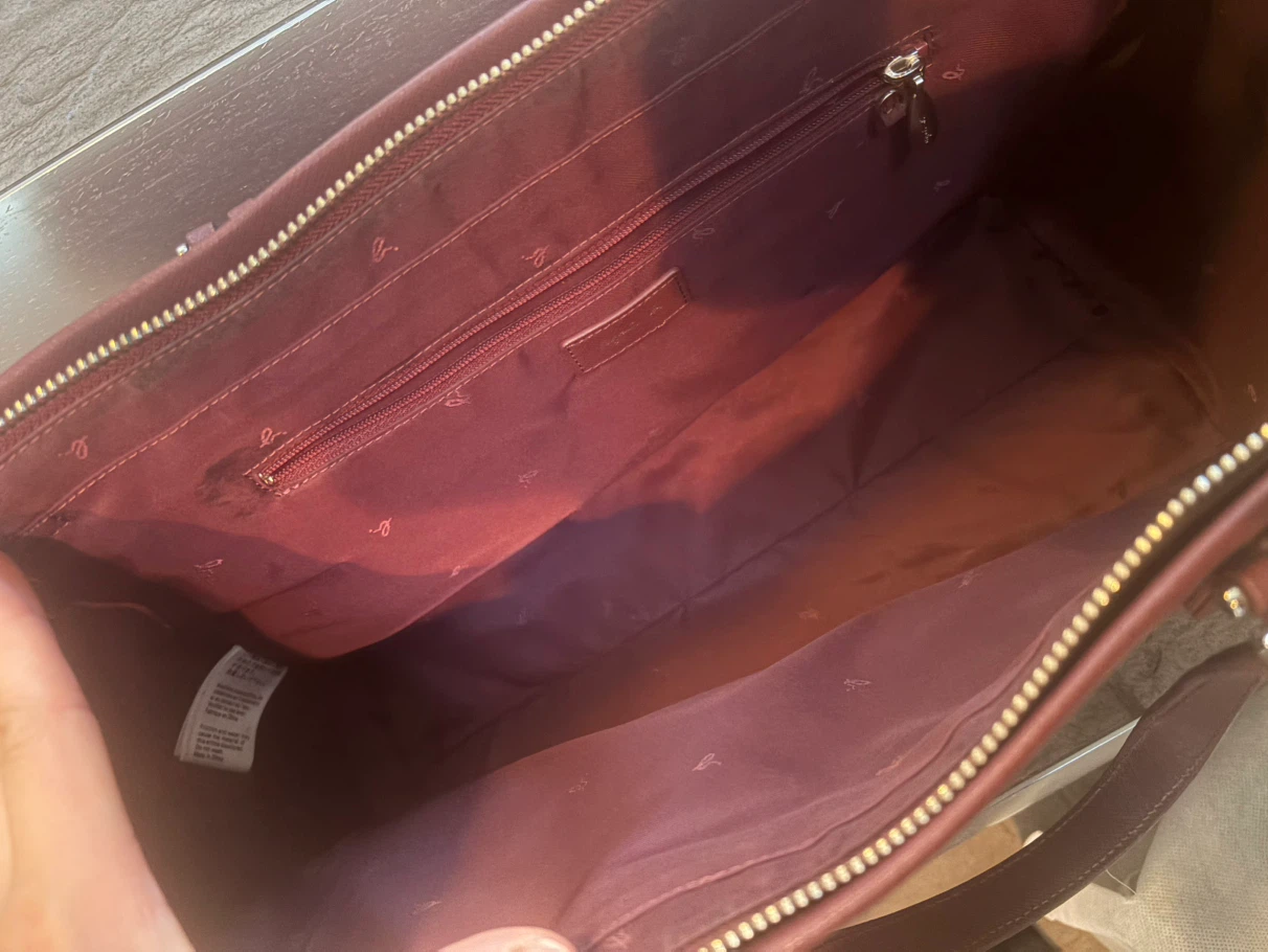 Agnès b. Handbag - Burgundy - photo 5